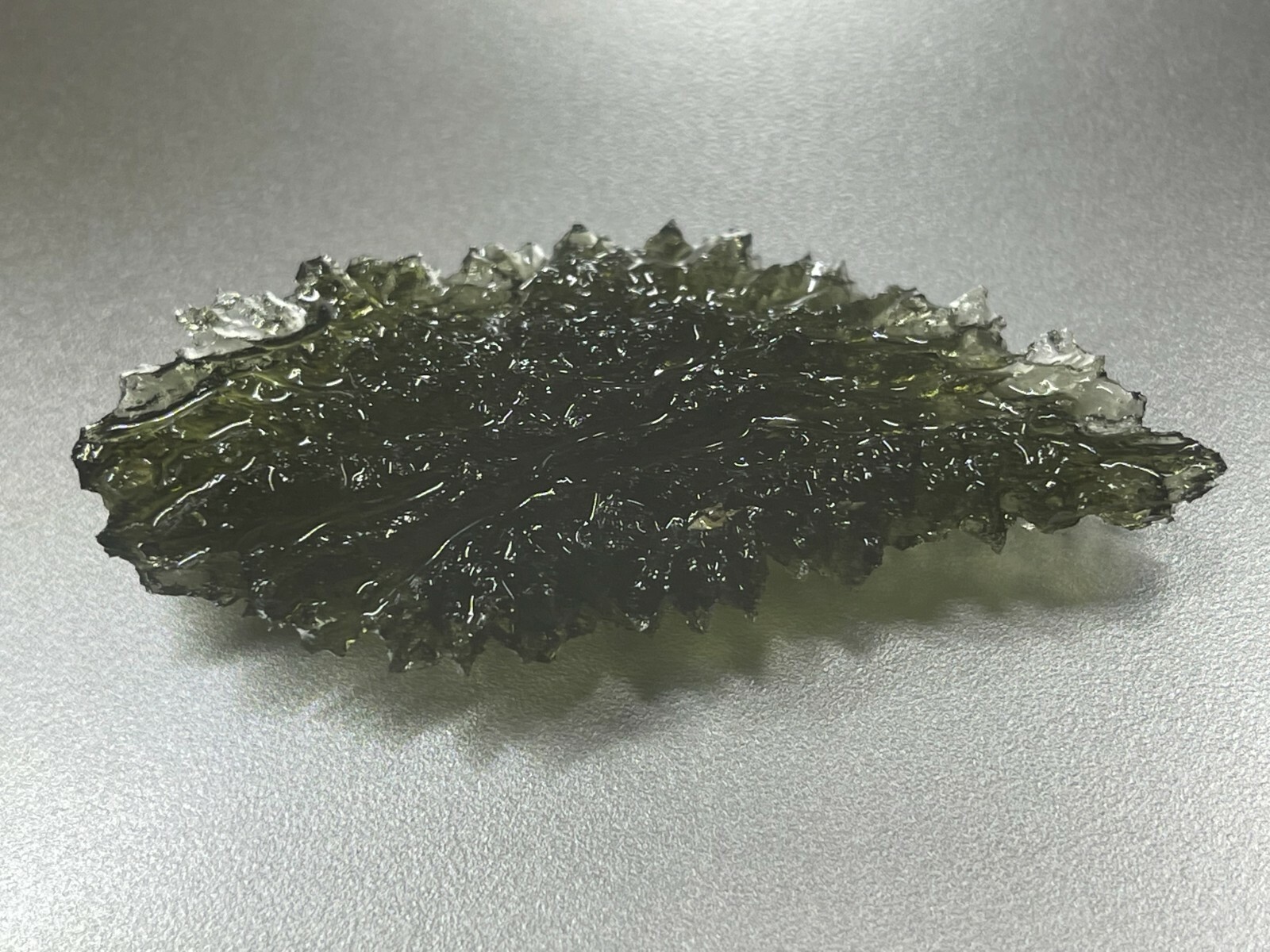Rare Moldavite from Besednice A++ / +++ Spiky Hedgehog