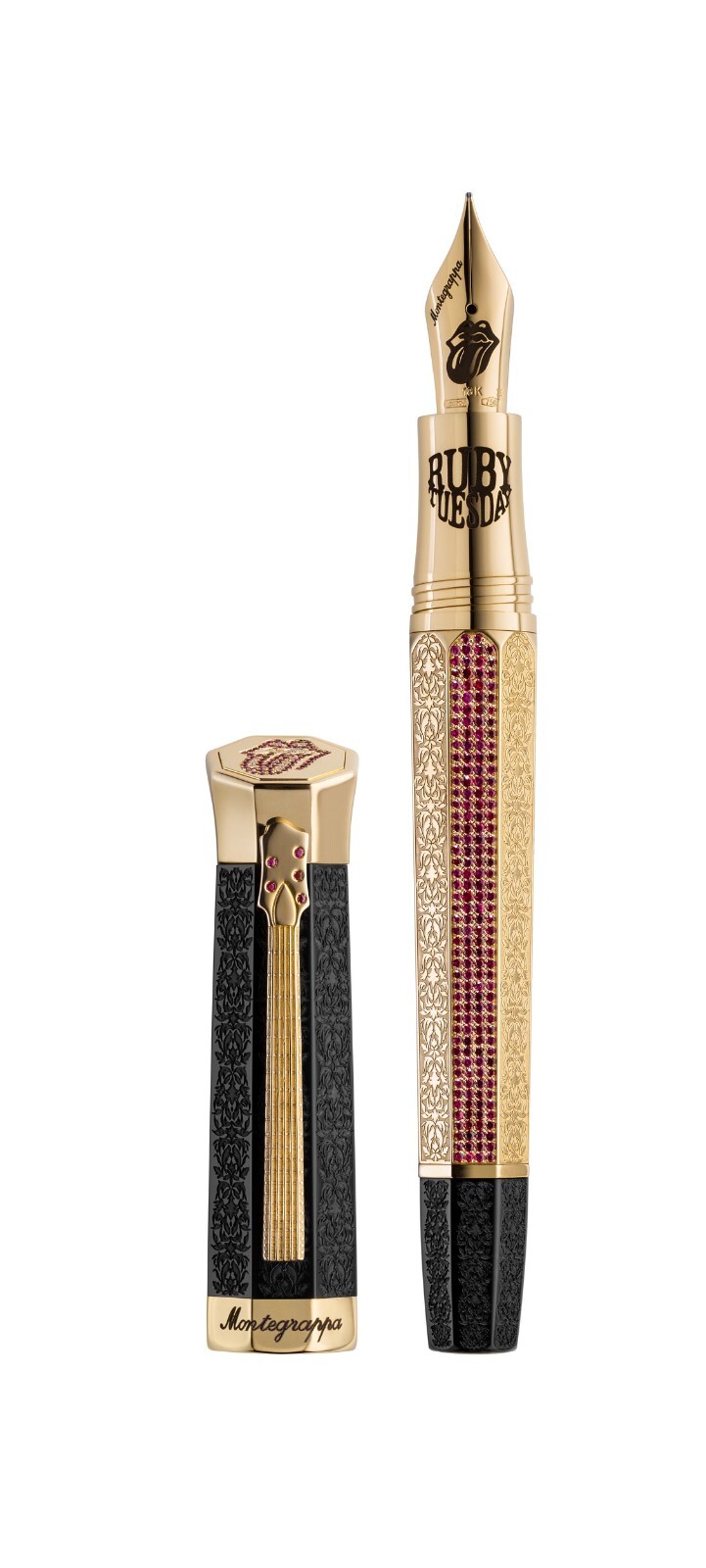 Montegrappa Rolling Stones Legacy Sixty Ruby Tuesday Fountain Pen Ltd Ed. 60