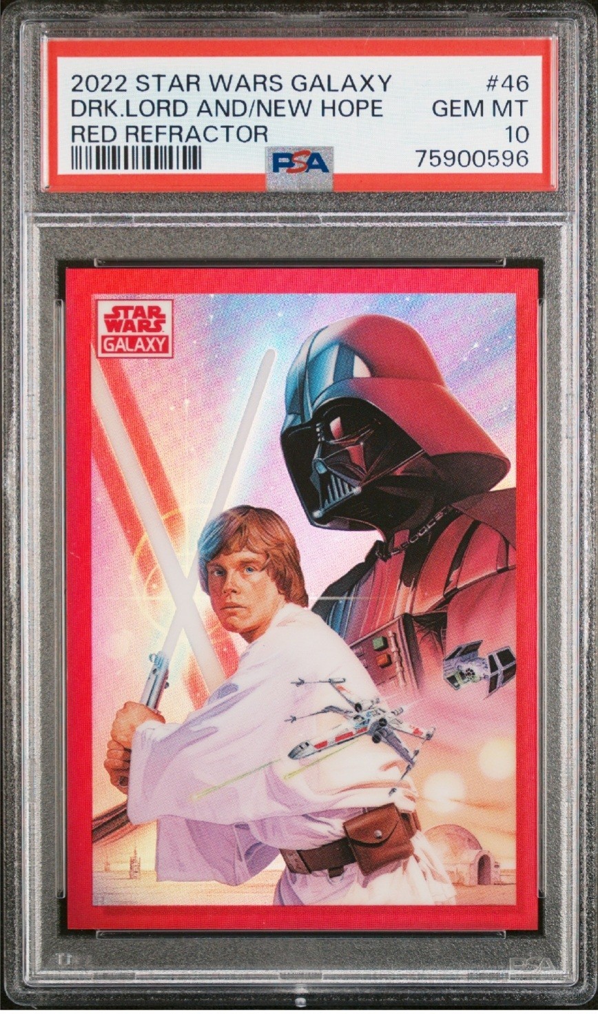 2022 Star Wars Galaxy The Dark Lord And A New Hope Red Refractor /5 2022 Star Wars Galaxy The Dark Lord And A New Hope Red Refractor /5