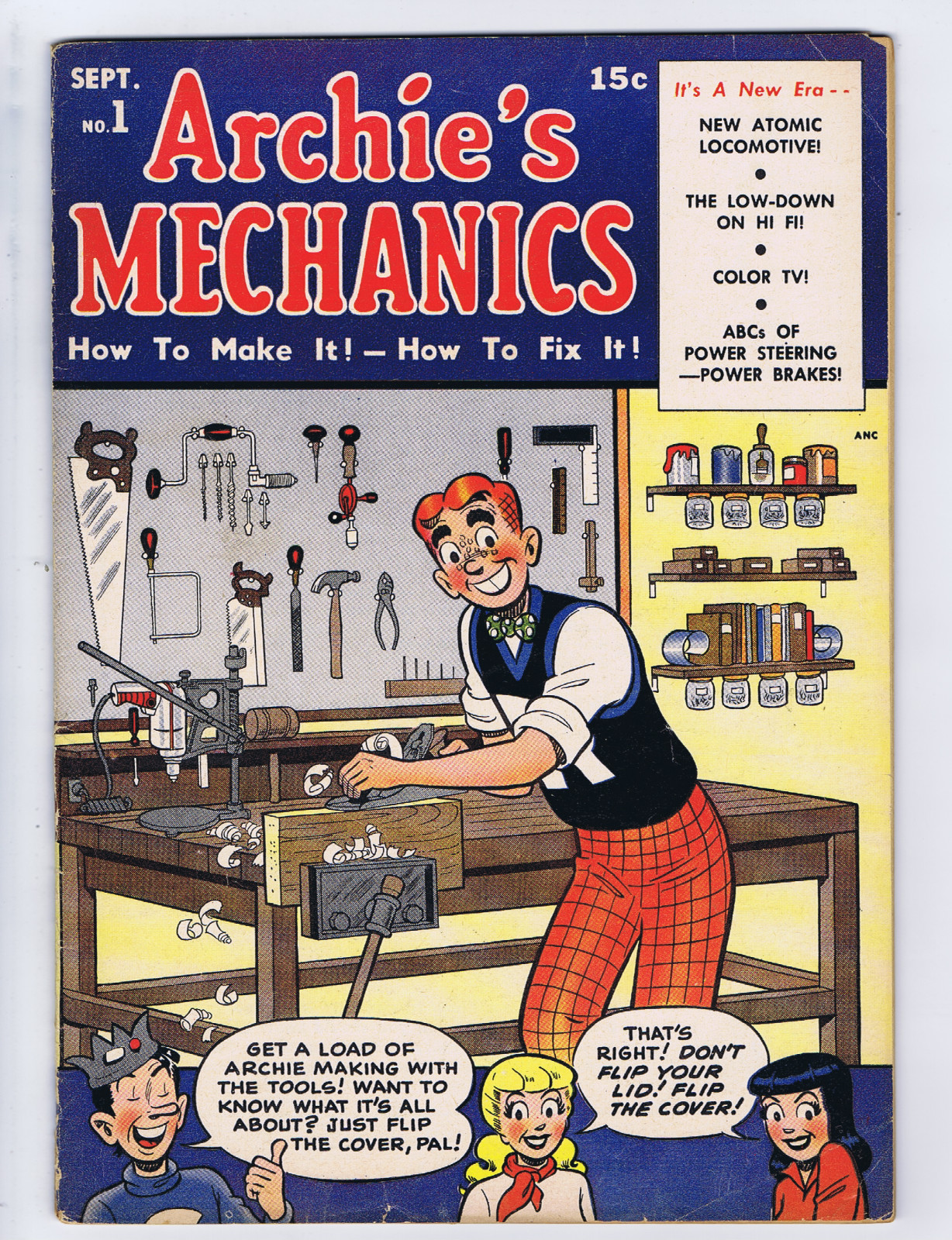 Archie's Mechanics #1 Archie Pub 1954