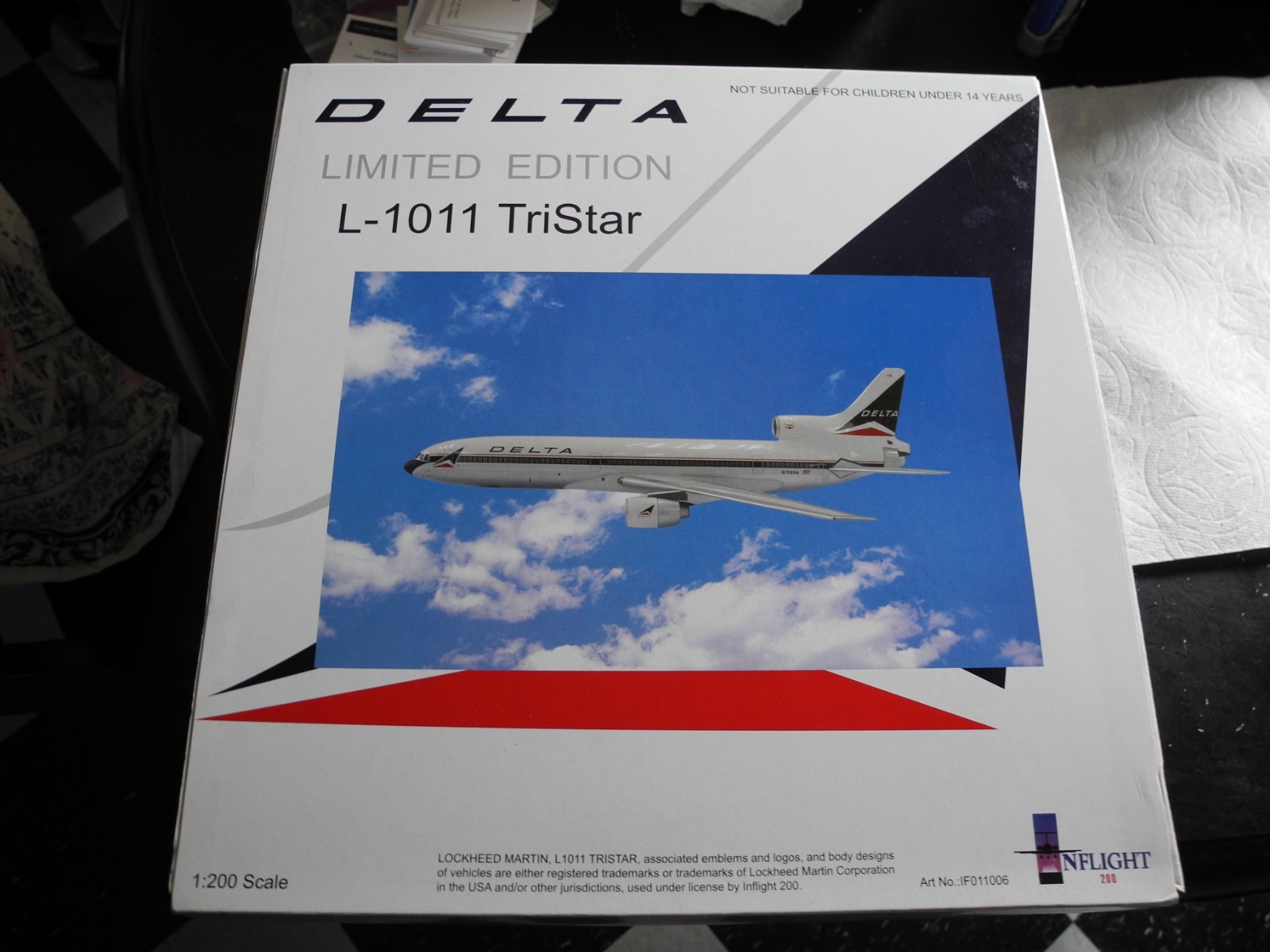 Extremely RARE Inflight Lockheed L-1011 DELTA, 1:200, Hard to Find, PERFECT Extremely RARE Inflight Lockheed L-1011 DELTA, 1:200, Hard to Find, PERFECT