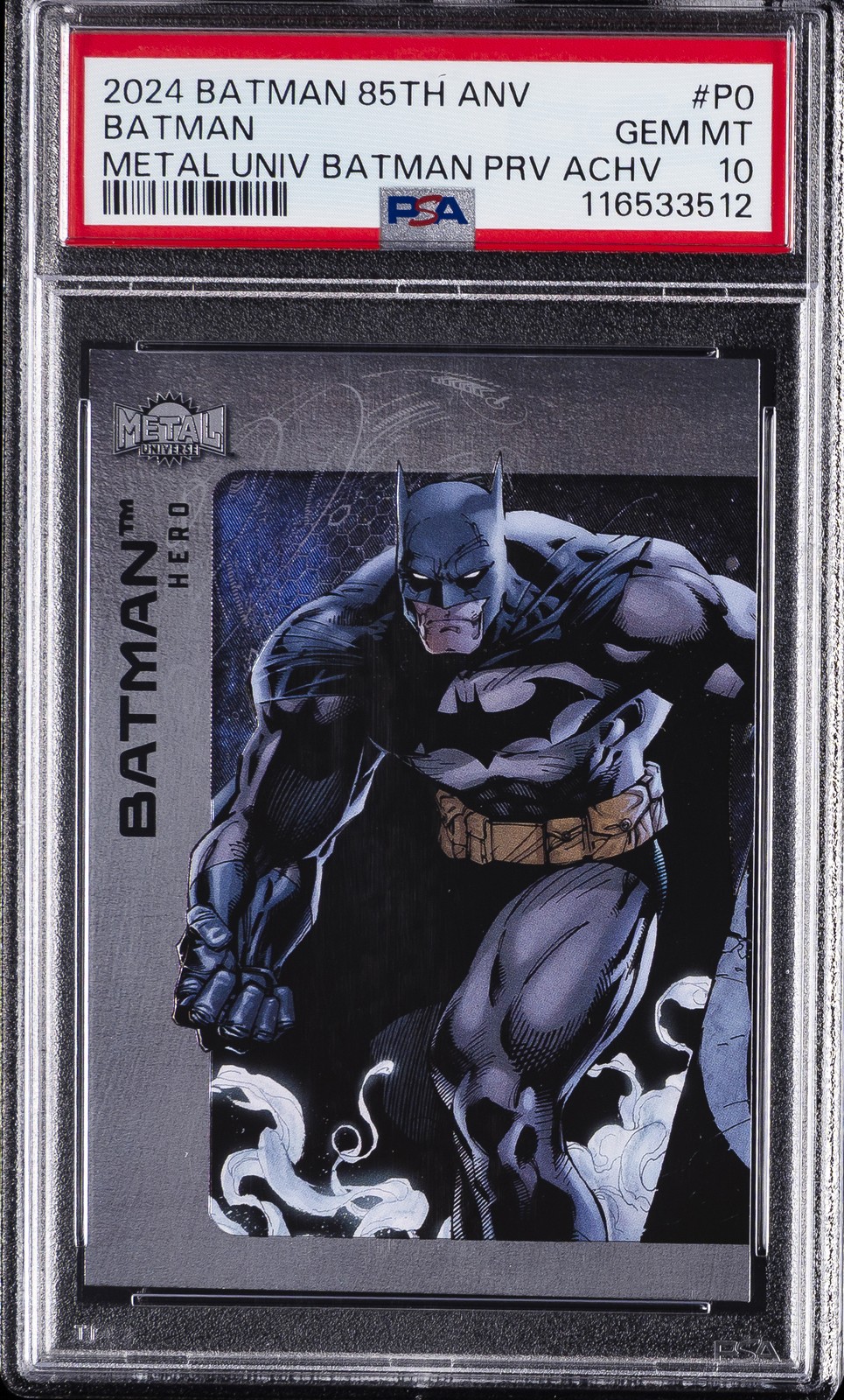 2024 UPPER DECK BATMAN 85TH ANNIVERSARY SKYBOX METAL BATMAN PREVIEW ACHIEVEMENTS