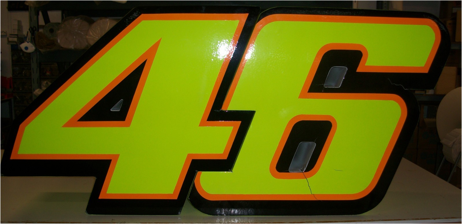 Valentino Rossi 46 Authentic Heirloom Sofa Used Paddock Moto Gp Hayden