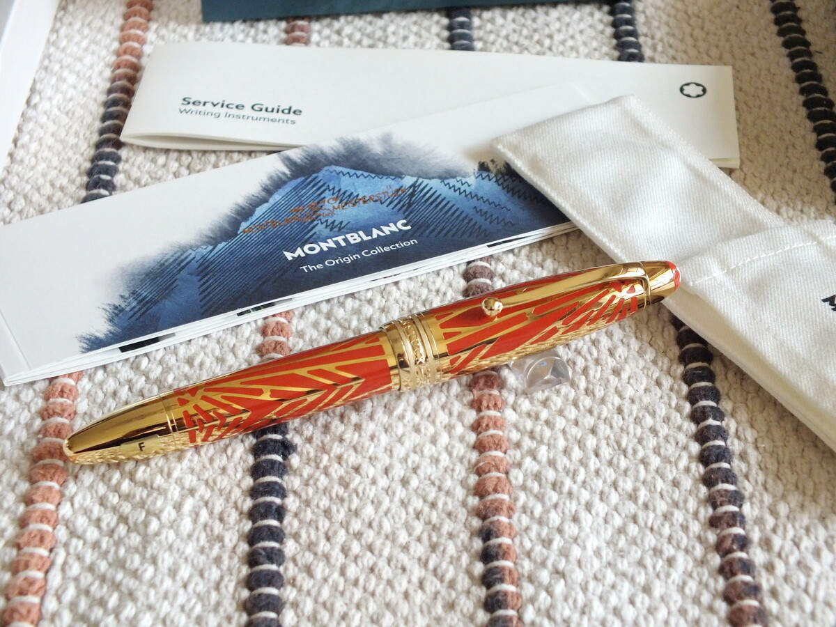 Montblanc 100th The Origin Collection Solitaire LeGrand Coral 146 Fountain Pen Montblanc 100th The Origin Collection Solitaire LeGrand Coral 146 Fountain Pen