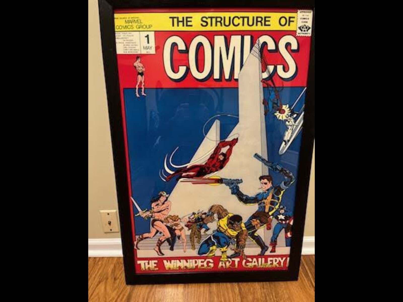 Vintage Marvel The Structure Of Comics Winnipeg Art Gallery Poster 1973 100 Made Vintage Marvel The Structure Of Comics Winnipeg Art Gallery Poster 1973 100 Made