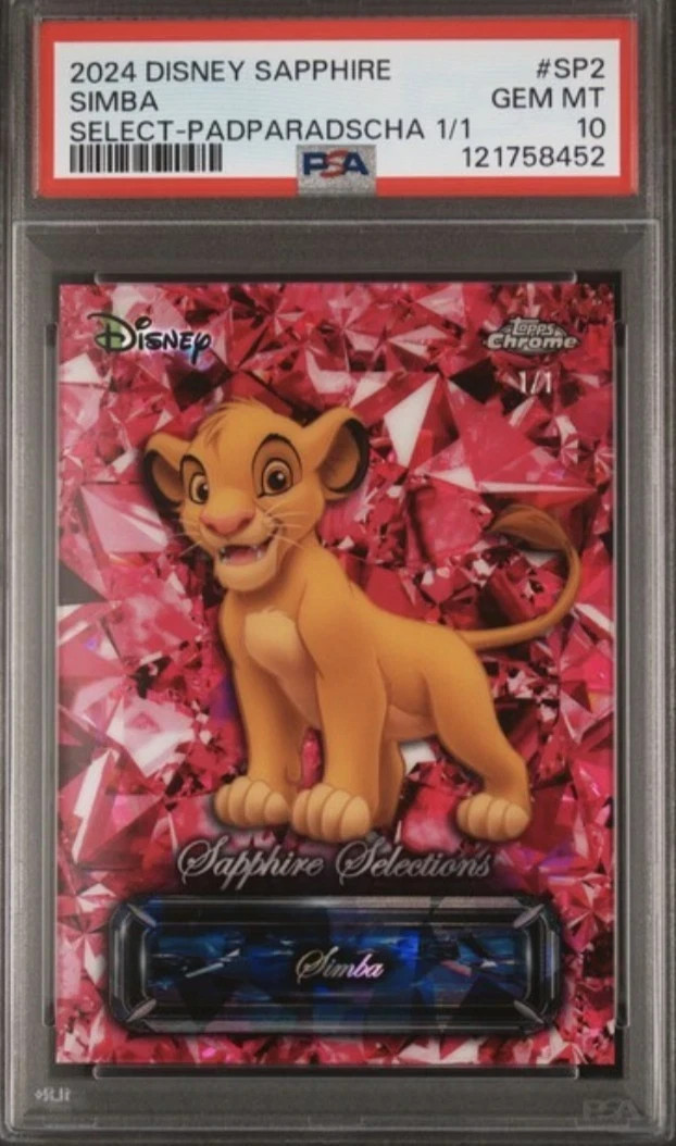 🔥 2024 Disney Sapphire Selections Simba 🦁 COMPLETE RAINBOW - RAREST Character