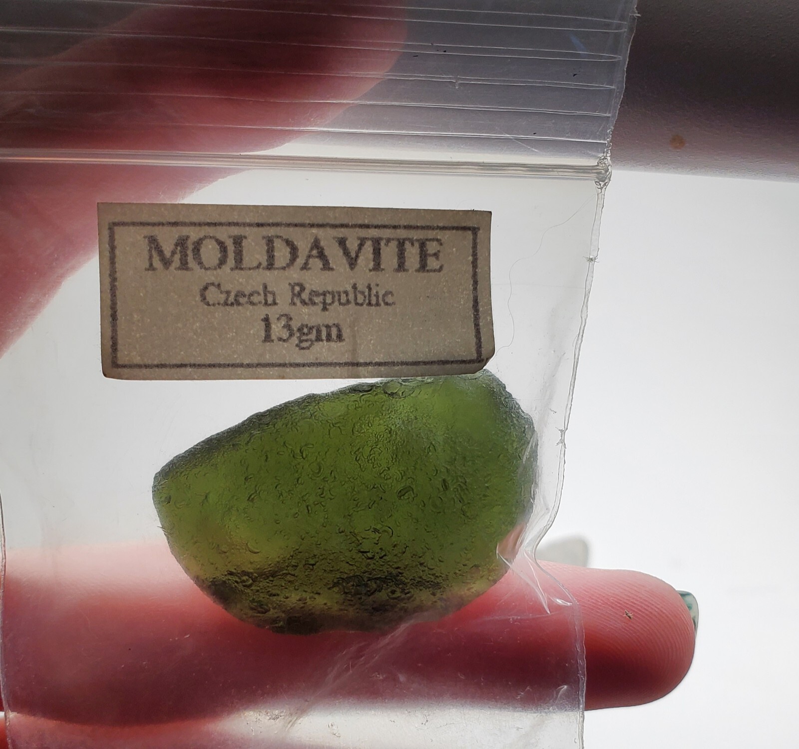 13g Moldavite ☆SUPERB☆ LARGE Half Drop RARE Quality Specimen or Lapidary Rough 13g Moldavite ☆SUPERB☆ LARGE Half Drop RARE Quality Specimen or Lapidary Rough