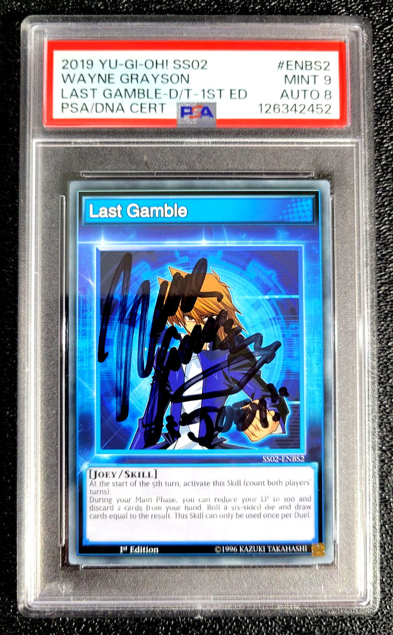 PSA/DNA 9 MINT 8 AUTO 2019 WAYNE GRAYSON / LAST GAMBLE G6991 PSA/DNA 9 MINT 8 AUTO 2019 WAYNE GRAYSON / LAST GAMBLE G6991