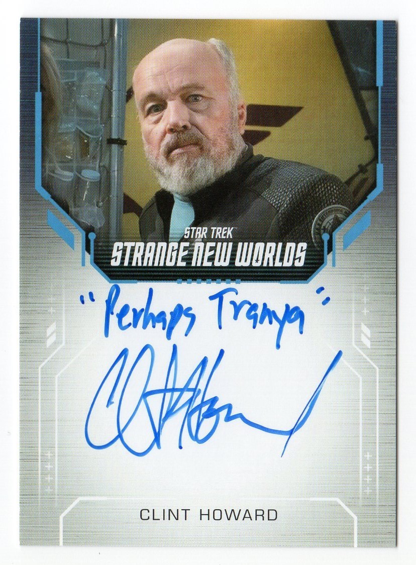 Star Trek Strange New Worlds Season 2 Autograph Clint Howard Star Trek Strange New Worlds Season 2 Autograph Clint Howard