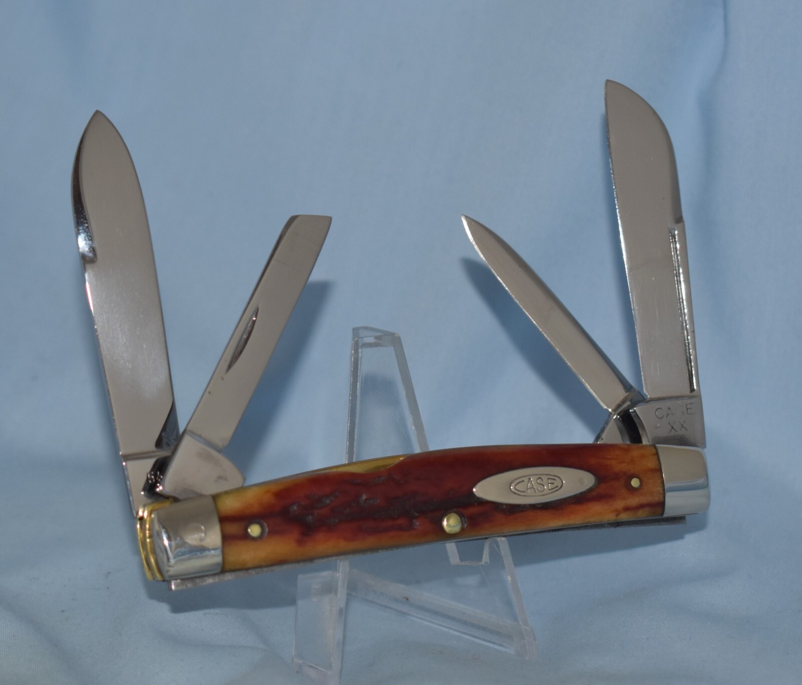 RARE VINTAGE CASE XX RED STAG CONGRESS KNIFE 5488 LP  1940-64 BOOK $6500.00