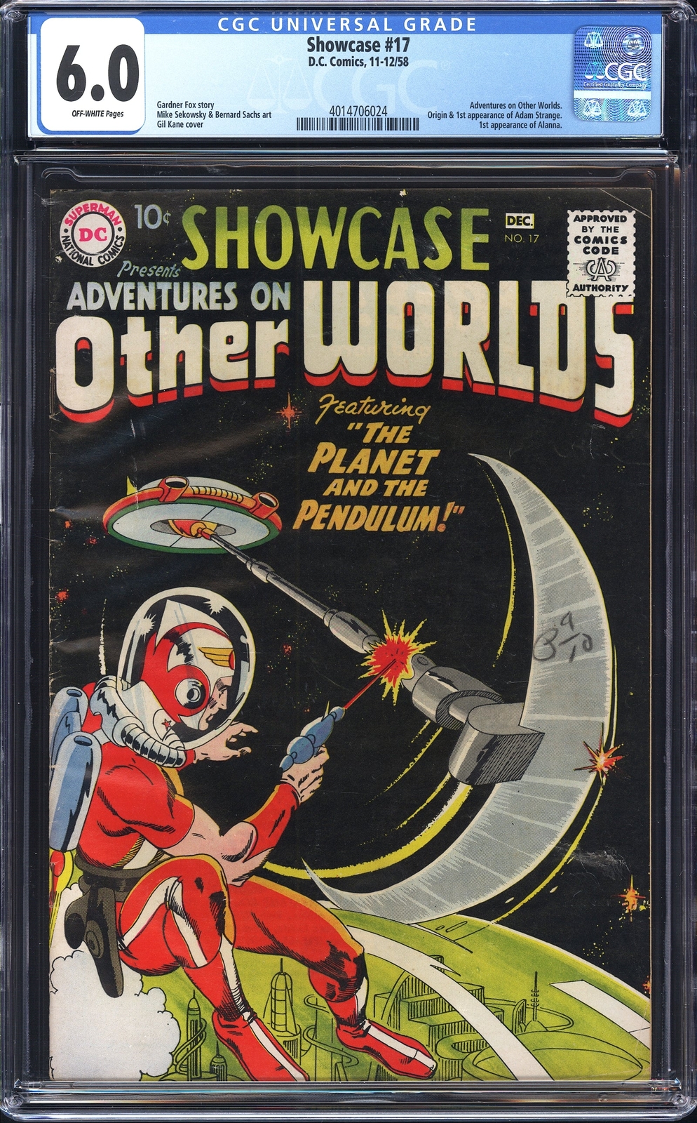 Showcase 17 CGC 6.0 Showcase 17 CGC 6.0