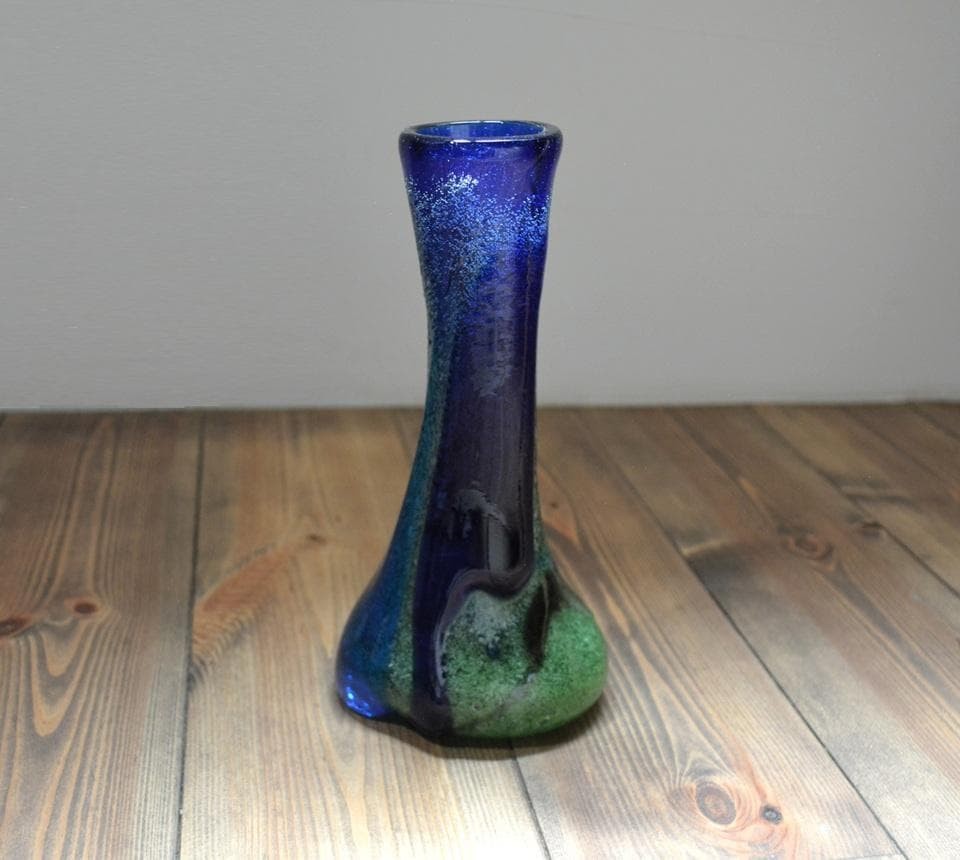 Okinawa Ryukyu glass Inamine Morikichi vase flower vase Okinawa Ryukyu glass Inamine Morikichi vase flower vase
