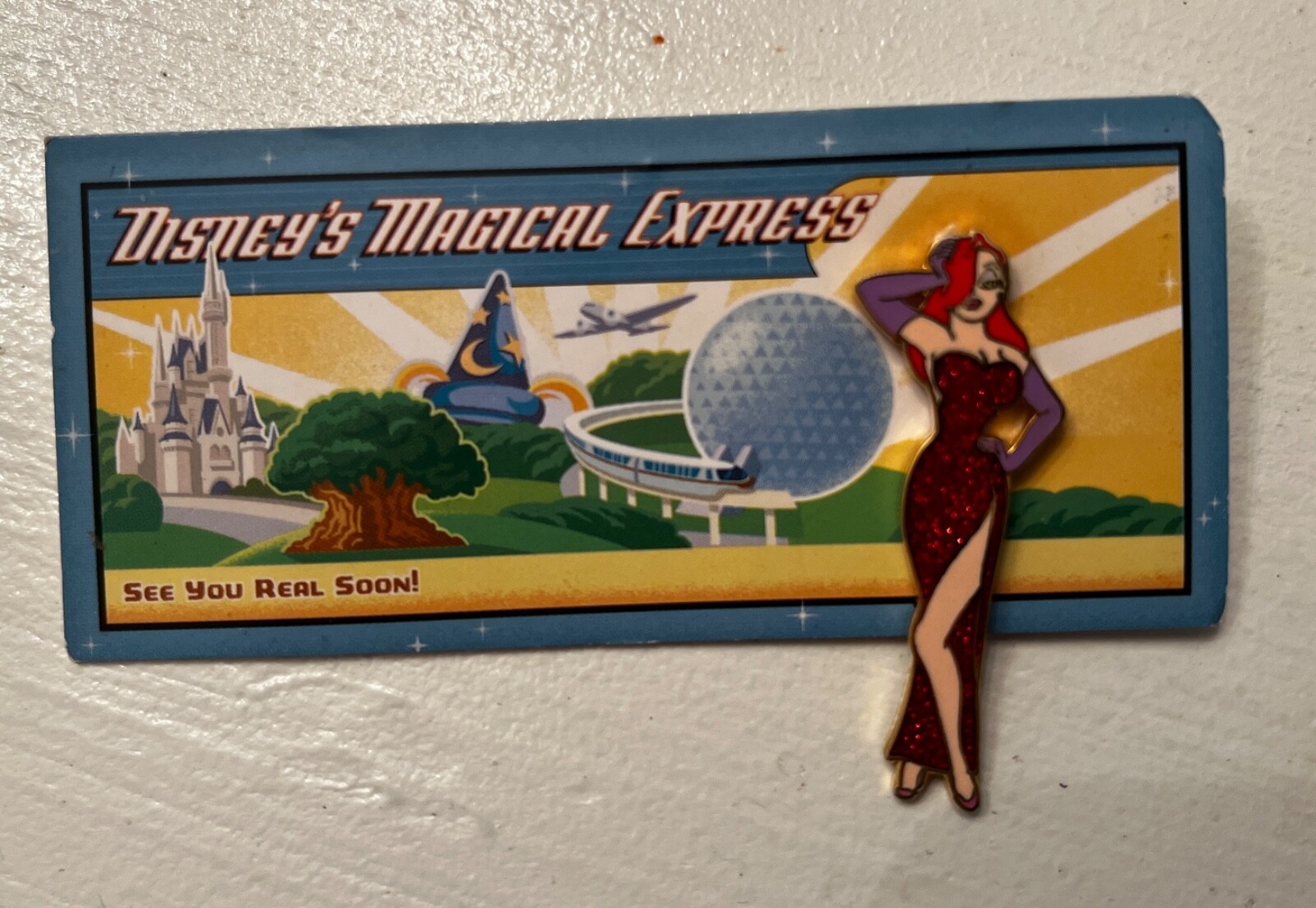 RARE Disney World Monorail Collective pin - Jessica Rabbit RARE Disney World Monorail Collective pin - Jessica Rabbit