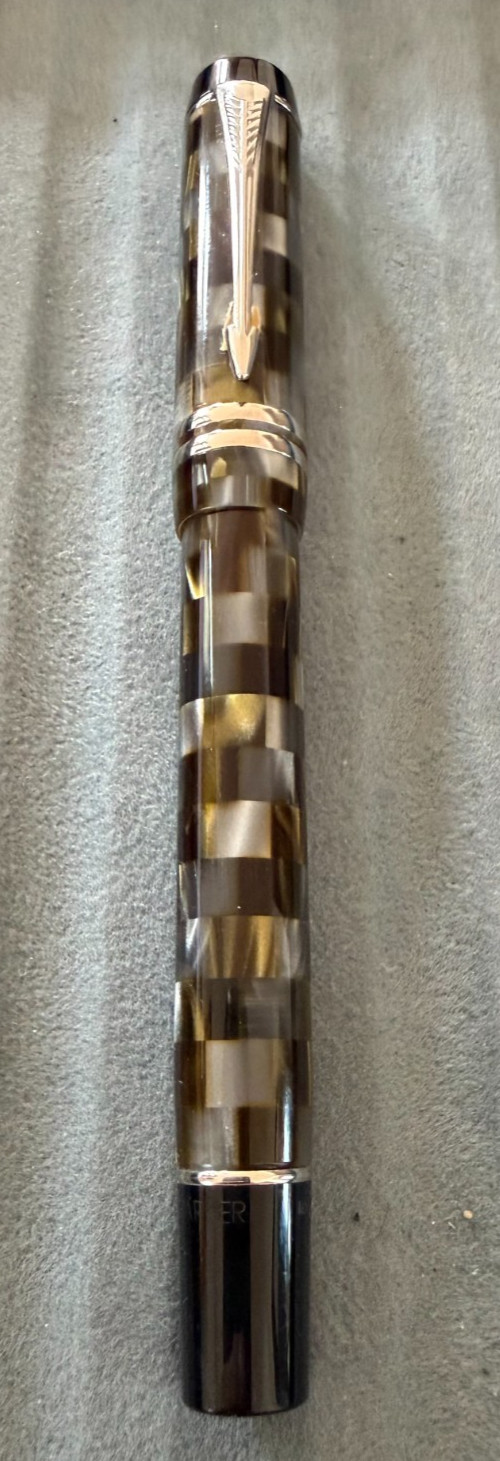 Parker Duofold International Fountain Pen Olive Check Special Edition (2005)