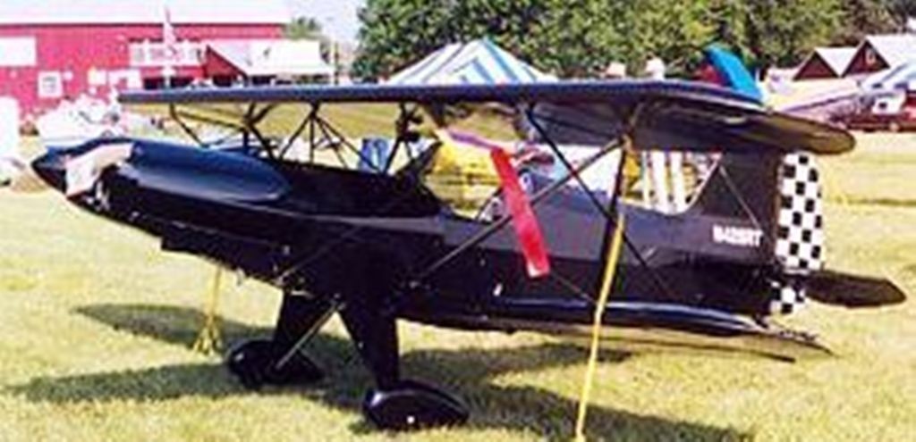 Micro Mong Green Sky Sport USA Airplane Mahogany Wood Model Replica Small New Micro Mong Green Sky Sport USA Airplane Mahogany Wood Model Replica Small New