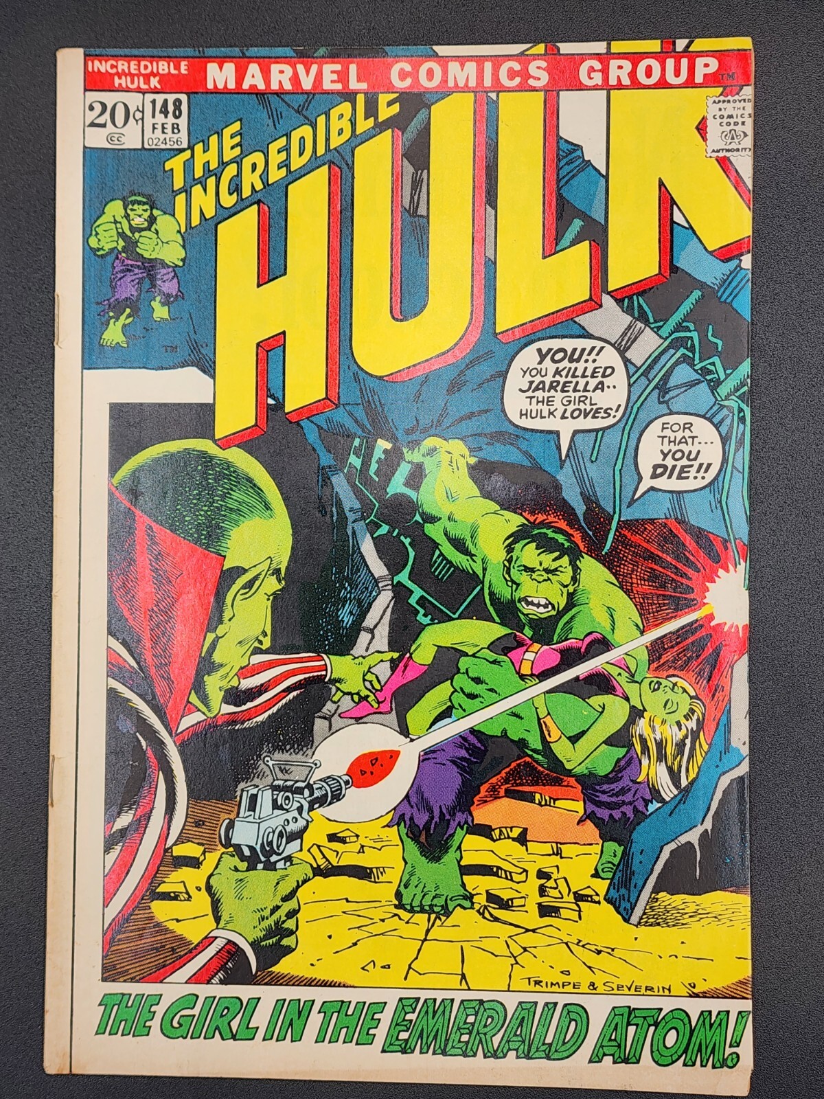 PRINT ERROR The Incredible Hulk #148 Herb Trimpe Art vintage marvel comics 1972