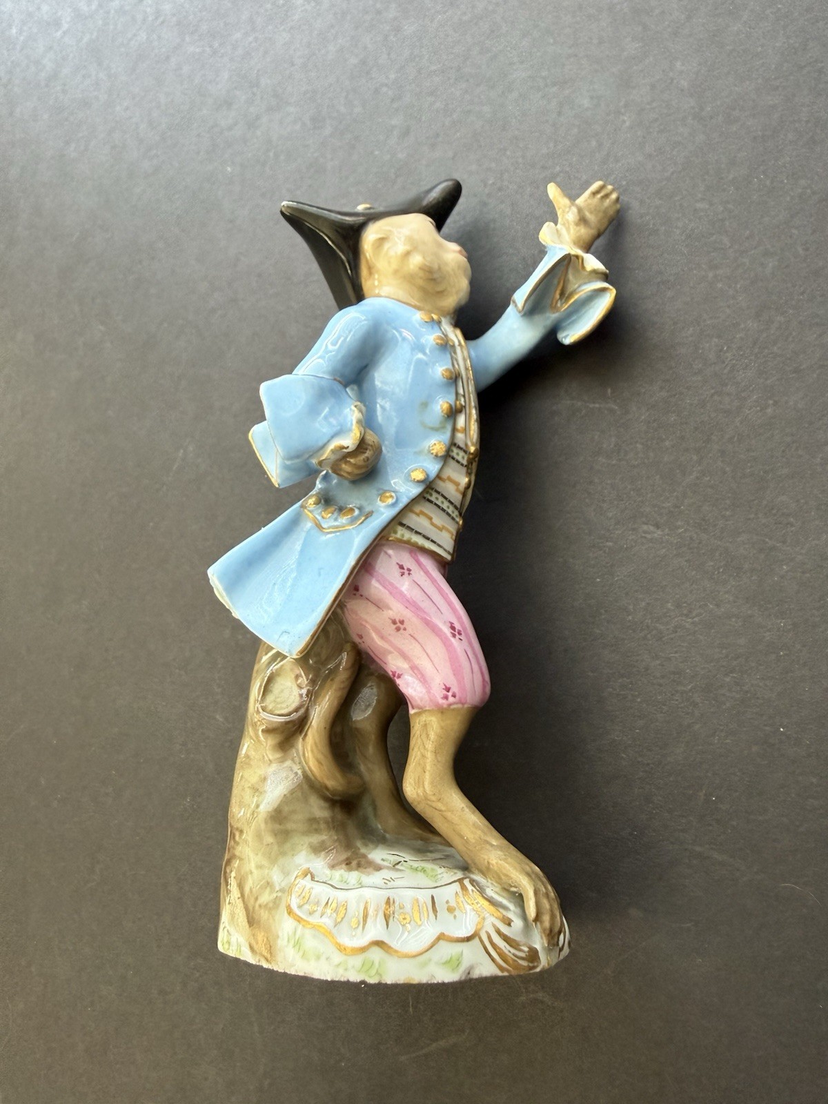 Extremely Rare 18th Century Meissen Monkey Band Conductor