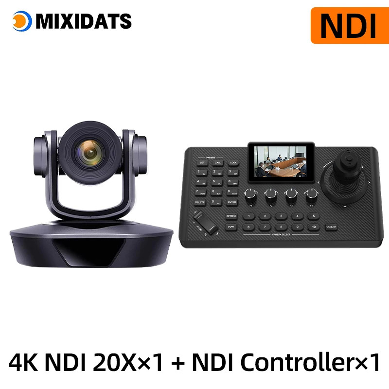 Video Conference Camera Kit 4K PTZ Camera 20X Zoom NDI SDI HDMI IP USB Church li