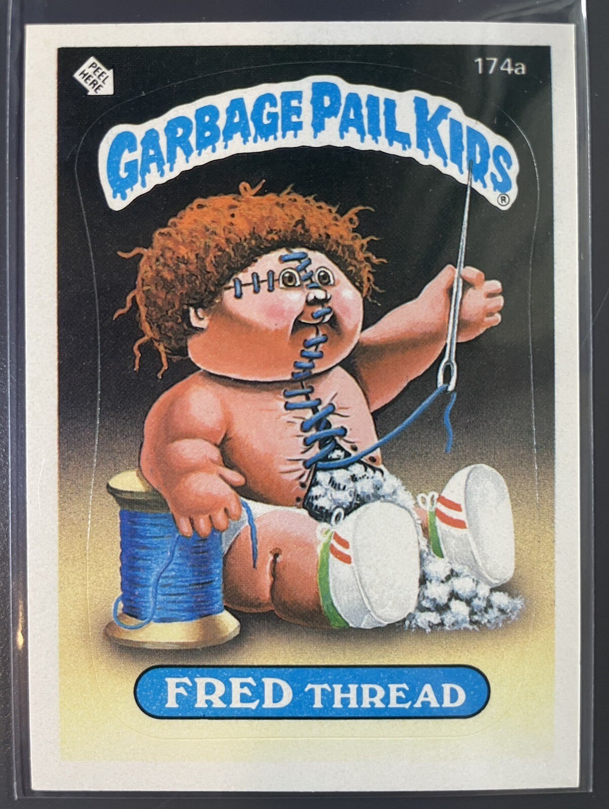 1986 Topps GARBAGE PAIL KIDS Series 5 - 174a FRED THREAD- Near Mint, OS5 1986 Topps GARBAGE PAIL KIDS Series 5 - 174a FRED THREAD- Near Mint, OS5