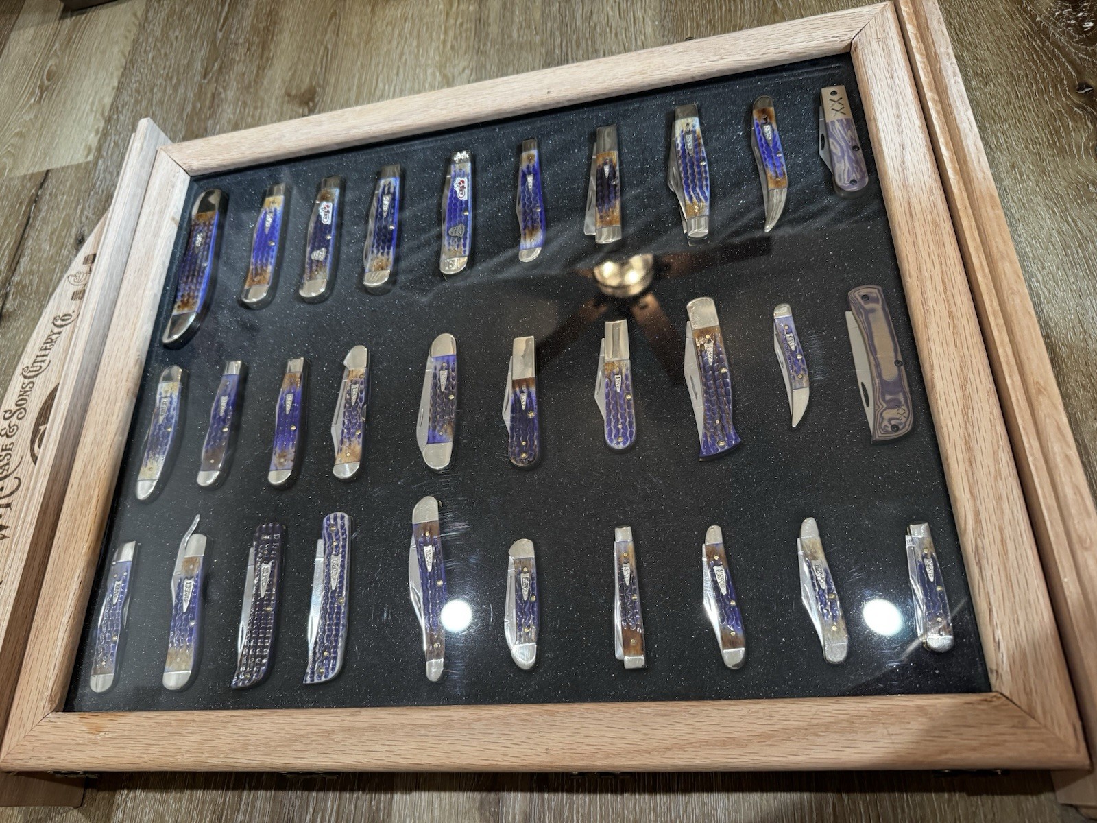 CASE PB&j Full Collection 30 Knives Total SMKN Folding Pocket Knife CASE PB&j Full Collection 30 Knives Total SMKN Folding Pocket Knife