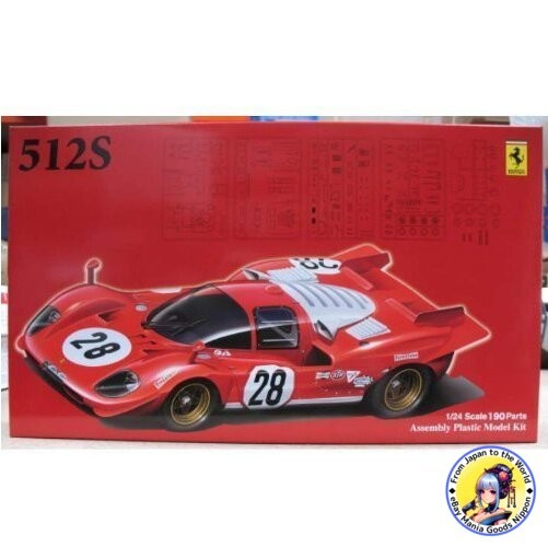 FUJIMI 1/24 Real Sports Car SPOT Ferrari 512S Short Tail Model Kit FUJIMI 1/24 Real Sports Car SPOT Ferrari 512S Short Tail Model Kit
