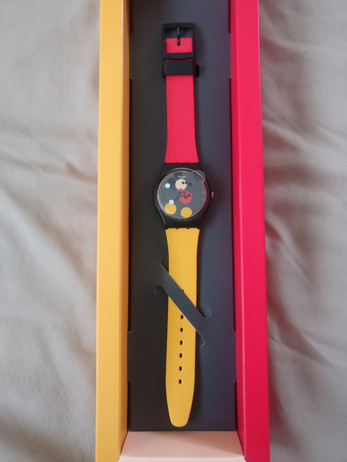 Swatch x Mickey Mouse Damien Hirst Disney 90th Anniversary Limited Edition Watch Swatch x Mickey Mouse Damien Hirst Disney 90th Anniversary Limited Edition Watch