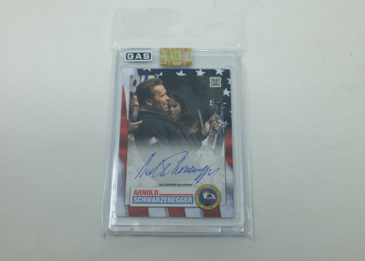 ✨💪 GAS Trading Arnold Schwarzenegger Signed / Autographed Card (20/25) 💪✨