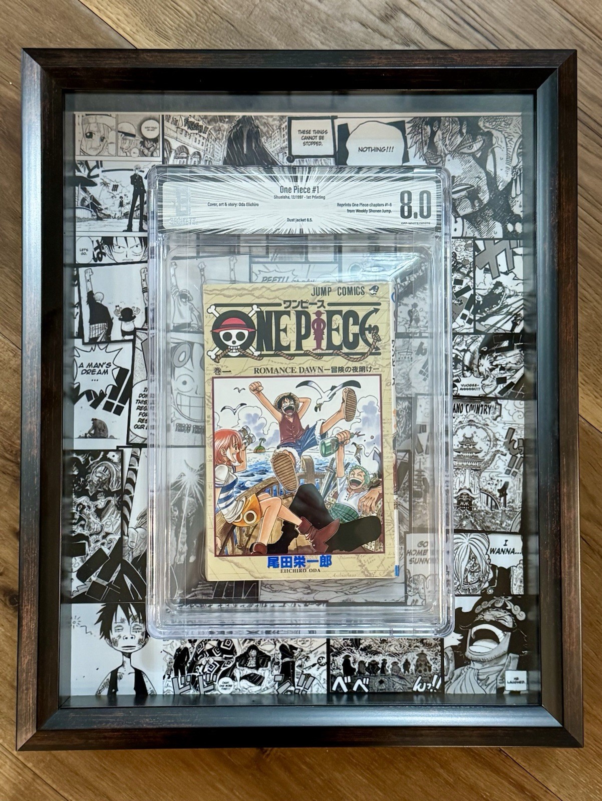 BGS 8.0 One Piece #1 Vol 1 1997 1st Printing Edition Graded Manga Jump Comics