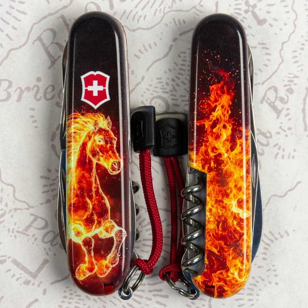 Victorinox CLIMBER Swiss Army Knife FLAME HORSE Design GLOSS Zodiac 2026 Special