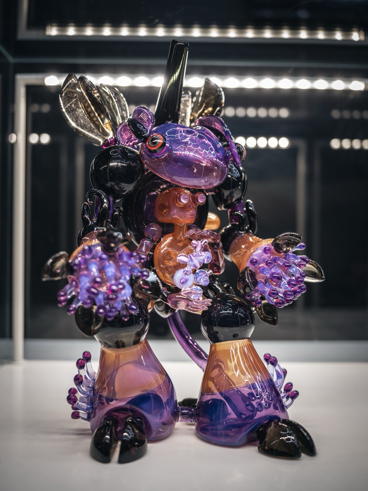 Banjo x Joe P Collab Devi Robot Borosilicate Heady Glass Bong Rig FUNCTIONAL ART Banjo x Joe P Collab Devi Robot Borosilicate Heady Glass Bong Rig FUNCTIONAL ART