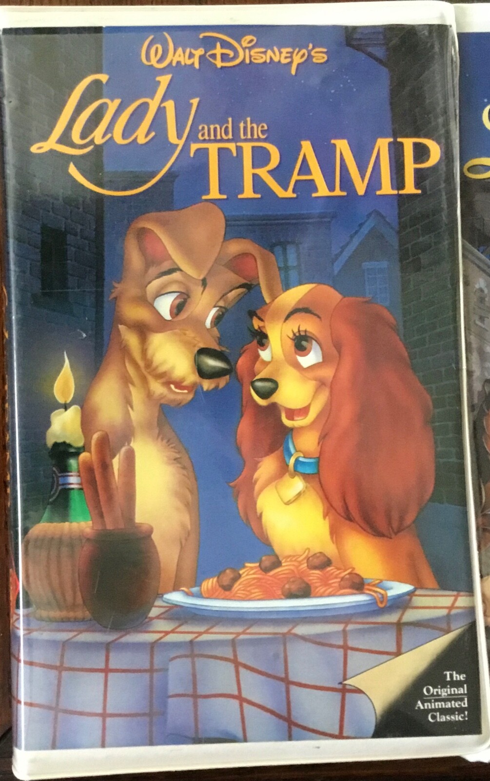 VHS tape #582 .Vintage Lady and the Tramp.Black Diamond with red signature VHS tape #582 .Vintage Lady and the Tramp.Black Diamond with red signature