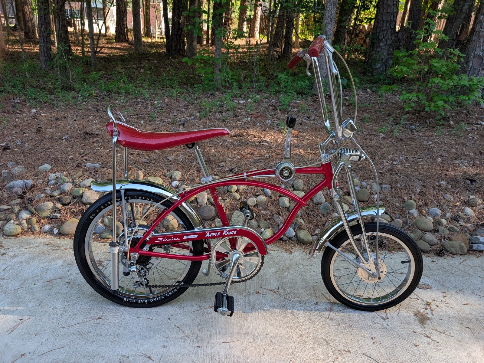 SCHWINN 1972 APPLE KRATE Bicycle 5 speed STINGRAY 20 inch Bike ORIGINAL w/DISC