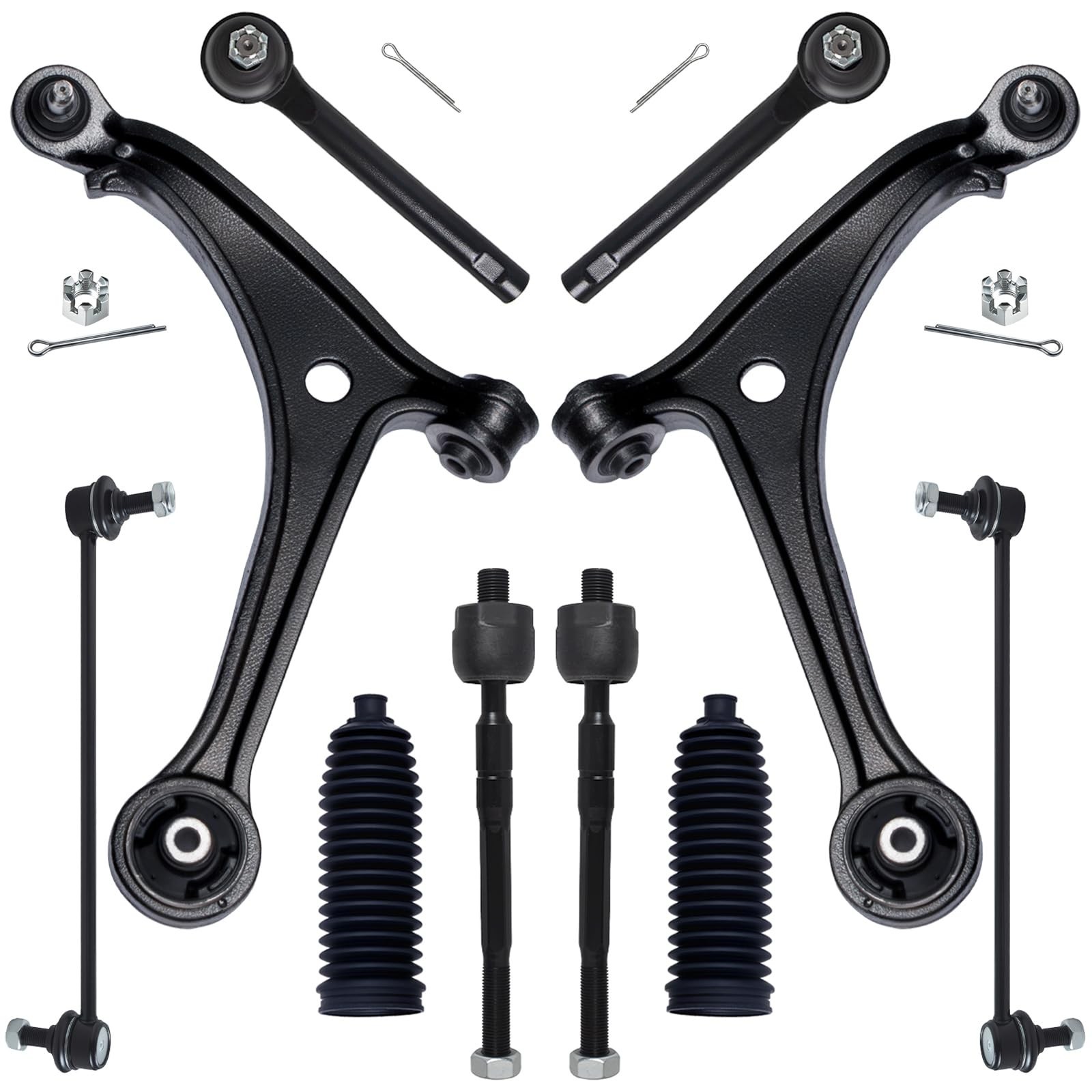 10Pcs Front Lower Control Arm Kit w/Ball Joint Fit For 2005-2008 2009 2010 Ho... 10Pcs Front Lower Control Arm Kit w/Ball Joint Fit For 2005-2008 2009 2010 Ho...