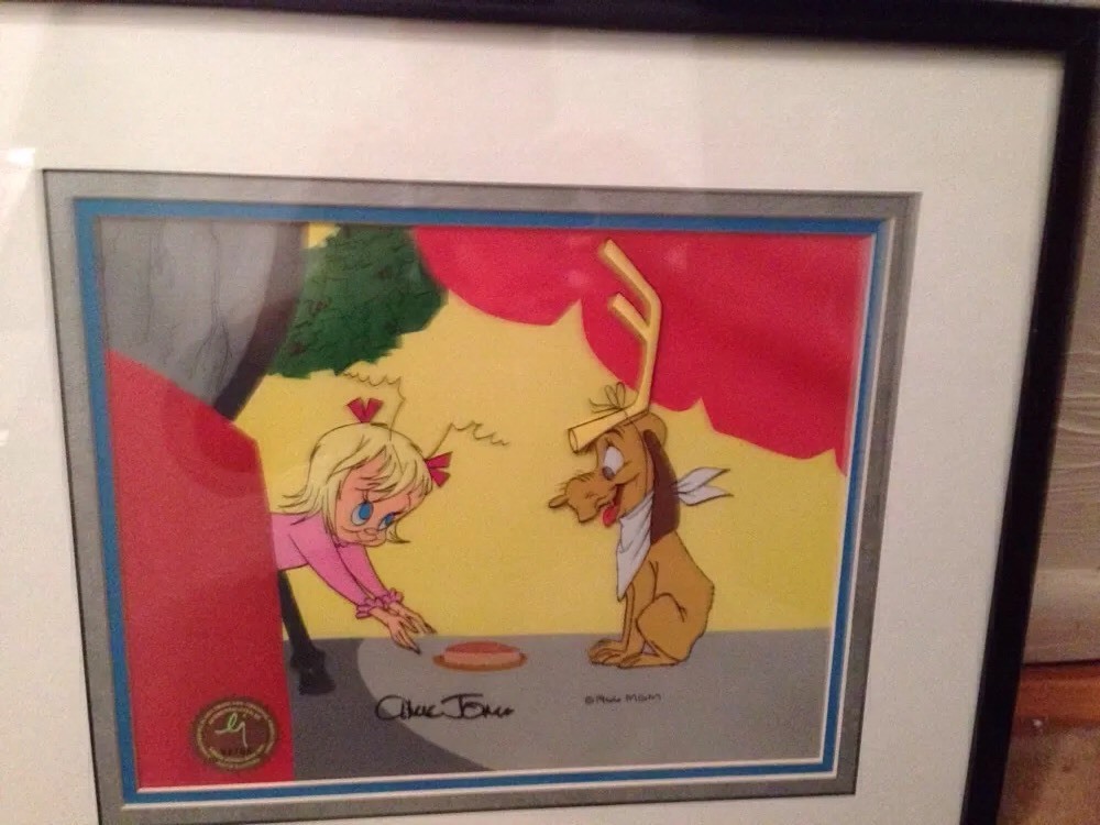 The Cindy Lou & Max PRODUCTION Art by Chuck Jones from Grinch that stole