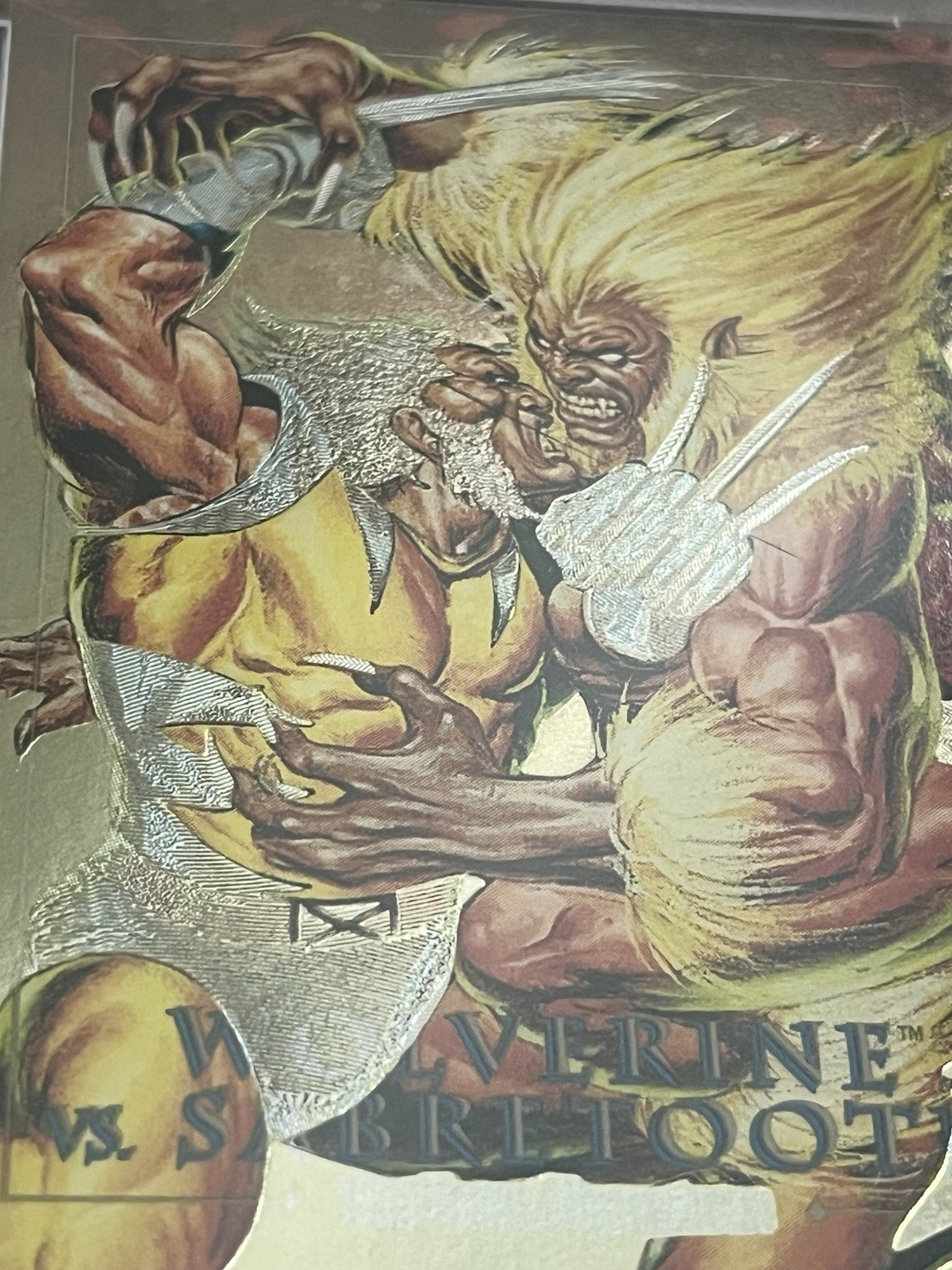 1992 Marvel Masterpieces Wolverine Vs sabretooth Spectra , Marvel Spectra Error 1992 Marvel Masterpieces Wolverine Vs sabretooth Spectra , Marvel Spectra Error