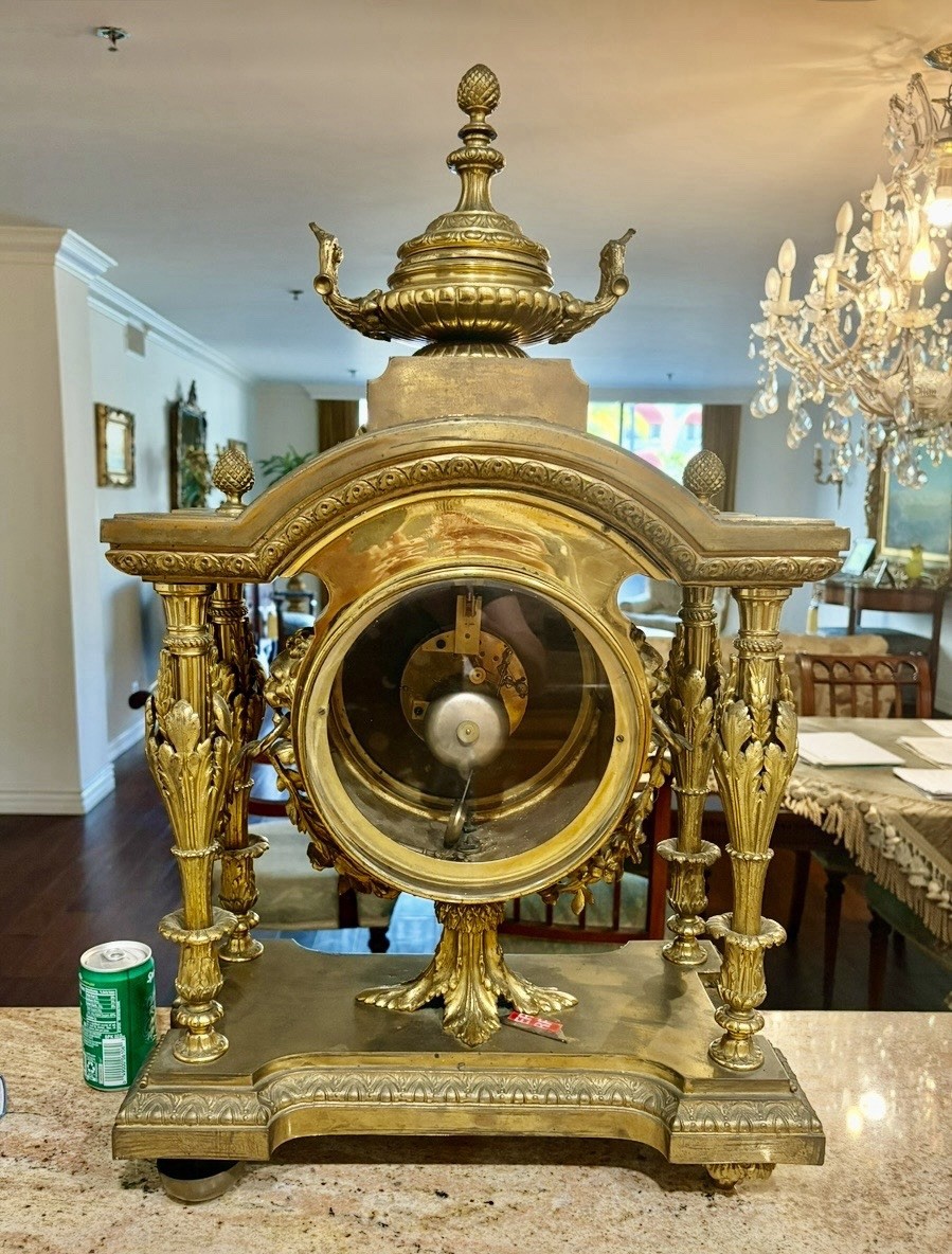 Massive Antique Clock And Matching Candelabra’s Royalty Collectors Museum Paris