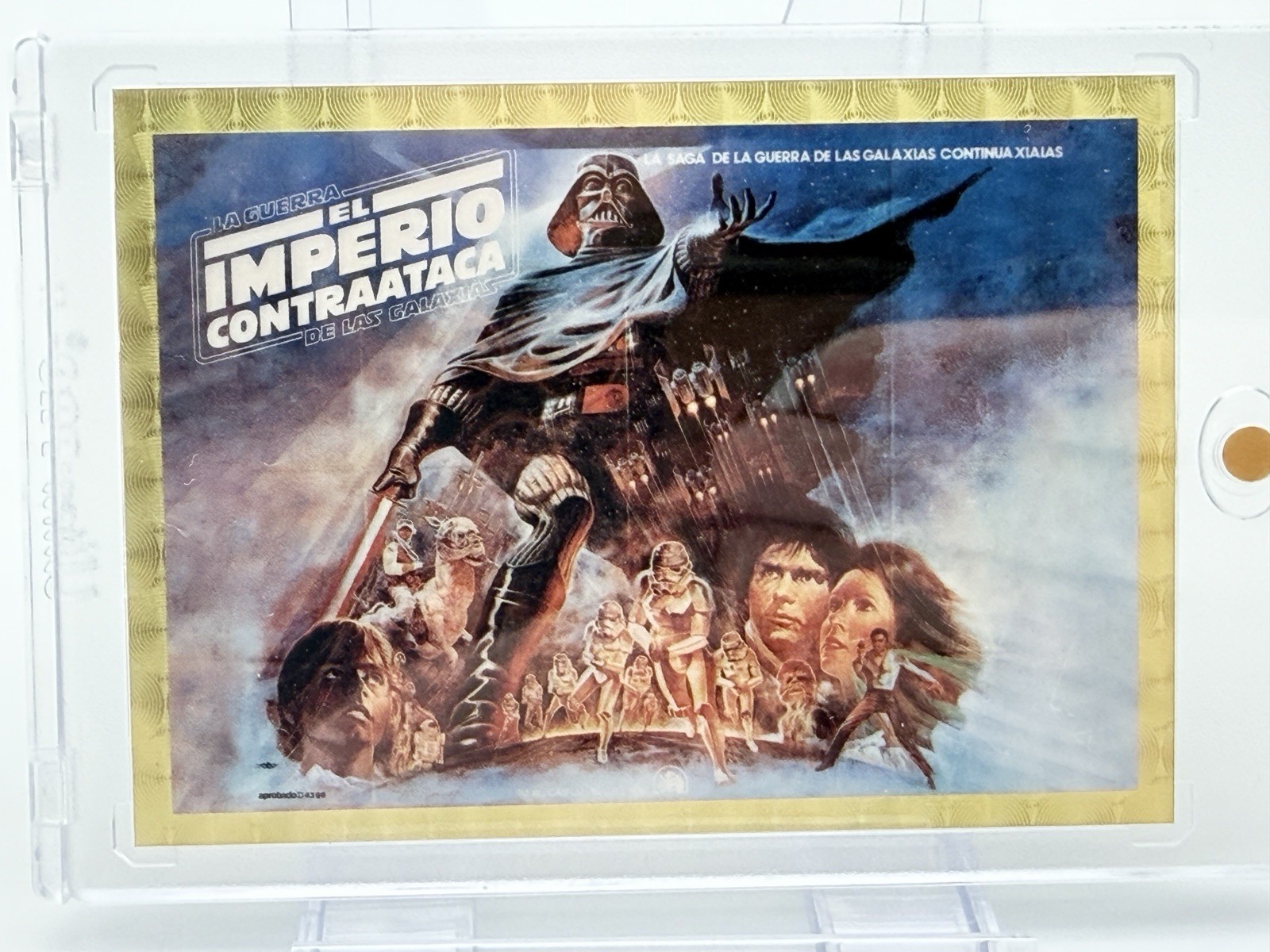 Topps 2021 Star Wars Galaxy Argentina GP-5 SUPERFRACTOR Empire Strikes Back 1/1 Topps 2021 Star Wars Galaxy Argentina GP-5 SUPERFRACTOR Empire Strikes Back 1/1