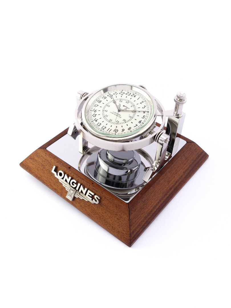 Super rare impressible display clock Longines chronometer shop show room 40's Super rare impressible display clock Longines chronometer shop show room 40's
