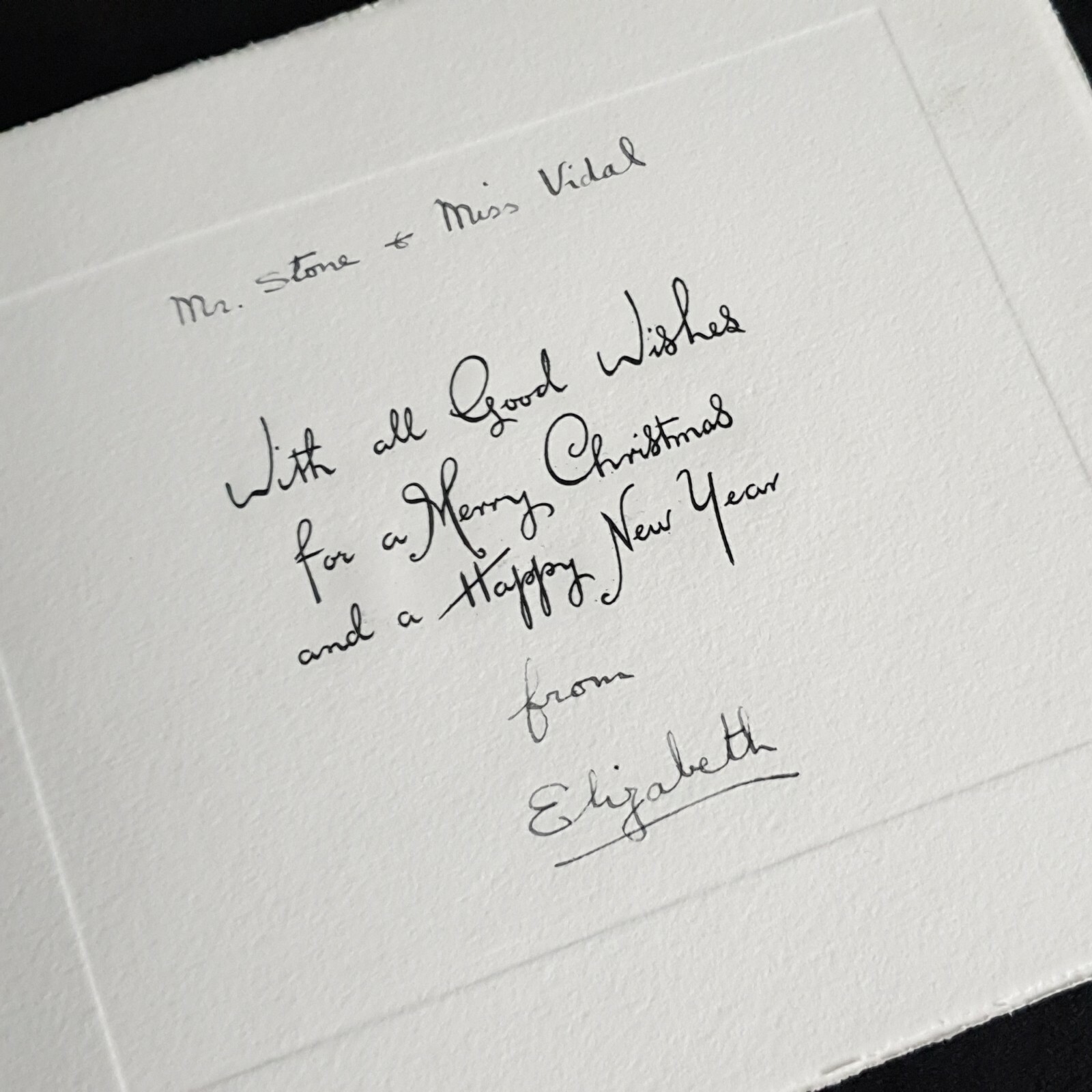 1940 Queen Elizabeth II Signed Royal Christmas Card at AGE 14 British Royalty UK 1940 Queen Elizabeth II Signed Royal Christmas Card at AGE 14 British Royalty UK