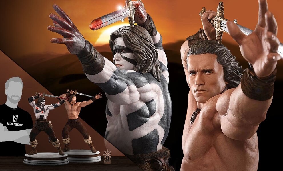 Sideshow PCS 1:3 Scale CONAN The Barbarian CROM SET of 2 + WHEEL MISB US SELLER Sideshow PCS 1:3 Scale CONAN The Barbarian CROM SET of 2 + WHEEL MISB US SELLER