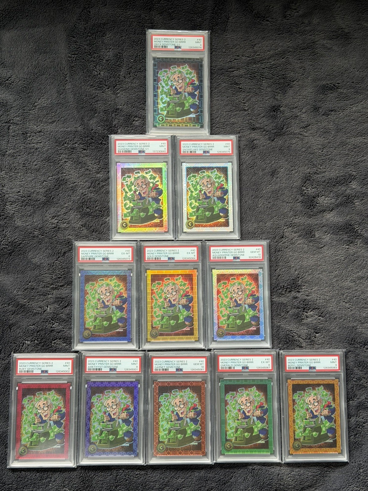 CARDSMITHS Currency Series 2 MONEY PRINTER RAINBOW SET CARDSMITHS Currency Series 2 MONEY PRINTER RAINBOW SET
