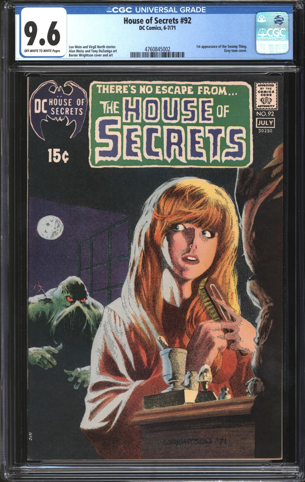 House Of Secrets (1956) # 92 CGC 9.6 NM+ House Of Secrets (1956) # 92 CGC 9.6 NM+