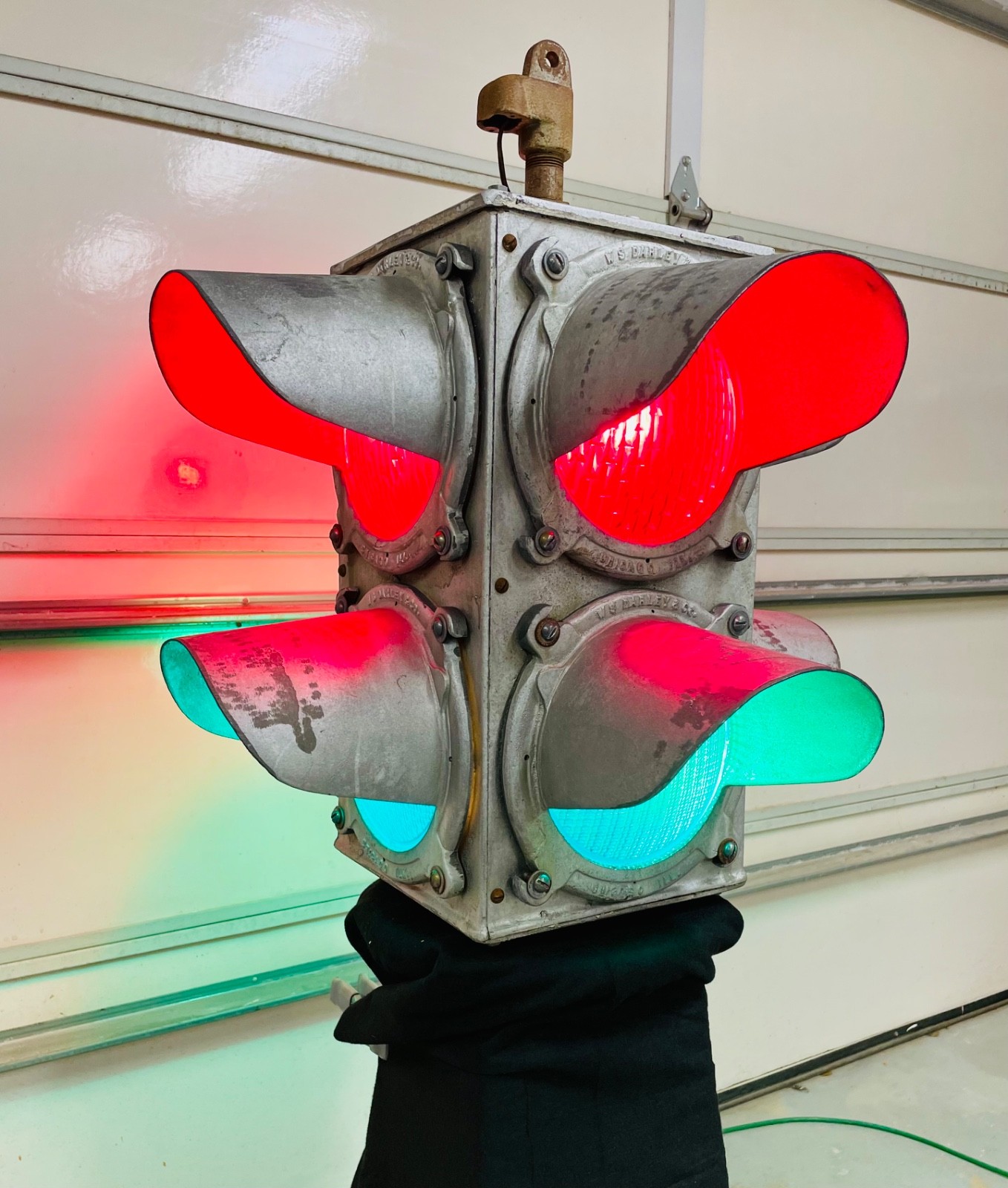 Traffic Signal Light 4 Way WS W.S. Darley