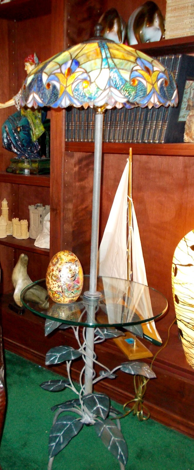 Spectacular Antique Fredrick Cooper Philodendron Floor Lamp 56 Spectacular Antique Fredrick Cooper Philodendron Floor Lamp 56