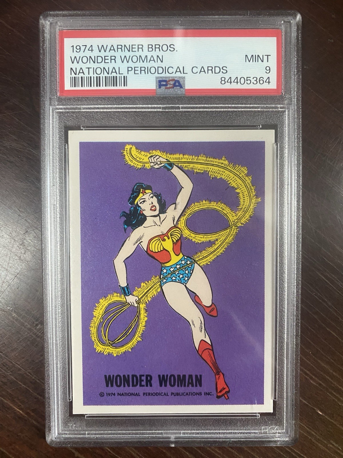 1974 Wonder Woman PSA 9 Wonder Bread National Periodical Publications DC Comic 1974 Wonder Woman PSA 9 Wonder Bread National Periodical Publications DC Comic
