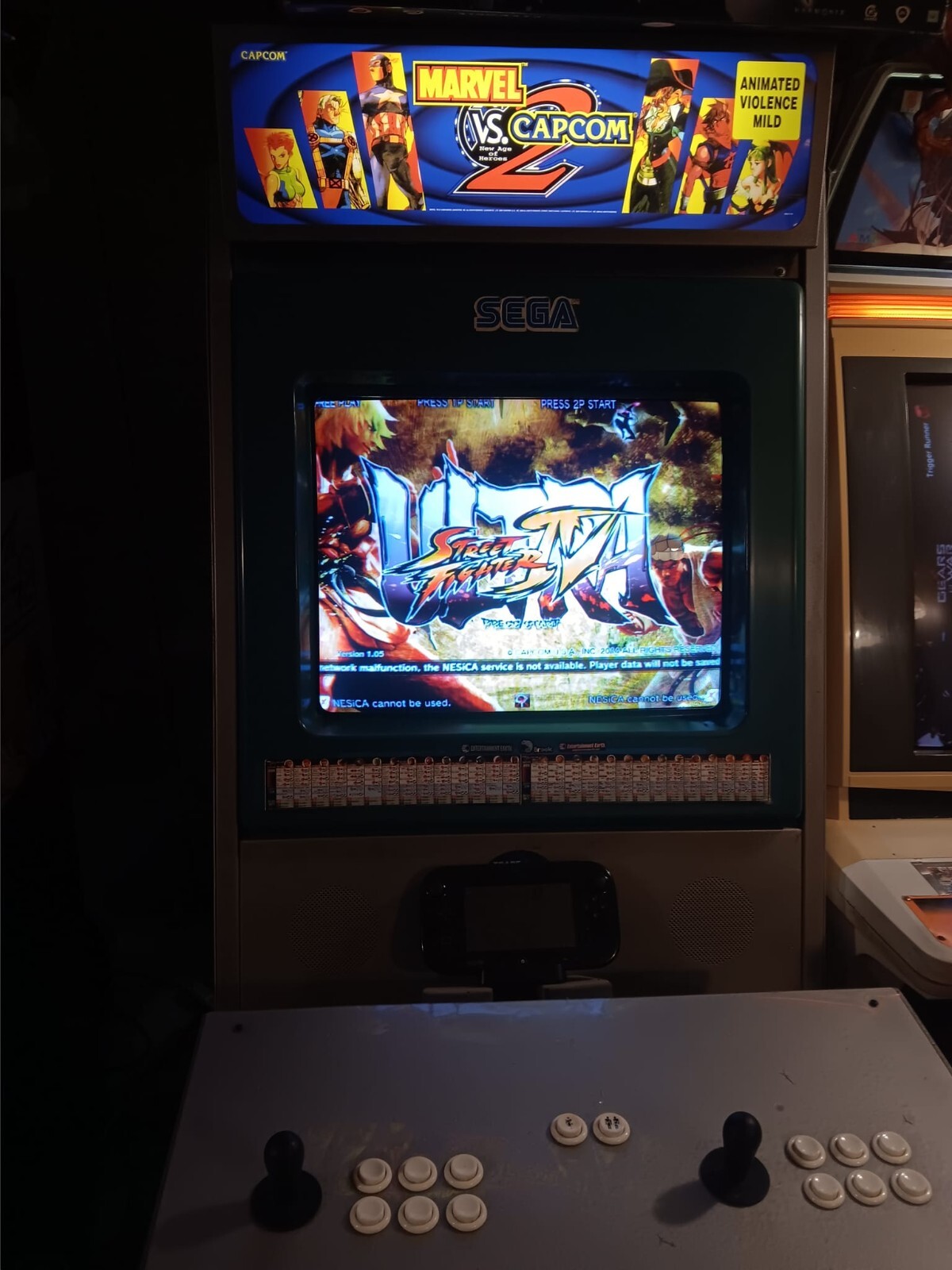 Marvel vs Capcom 2 Sega Naomi Arcade Cabinet w/ Unico 4:3 26