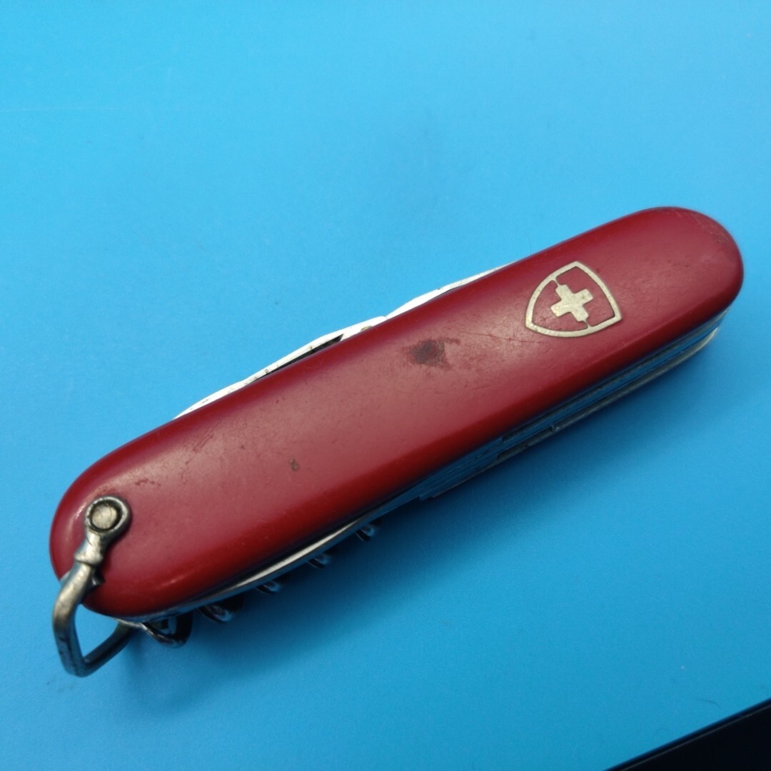 RARE Victorinox SWISS ARMY Knife Vintage Elinox Camper With Bail SAK RARE Victorinox SWISS ARMY Knife Vintage Elinox Camper With Bail SAK