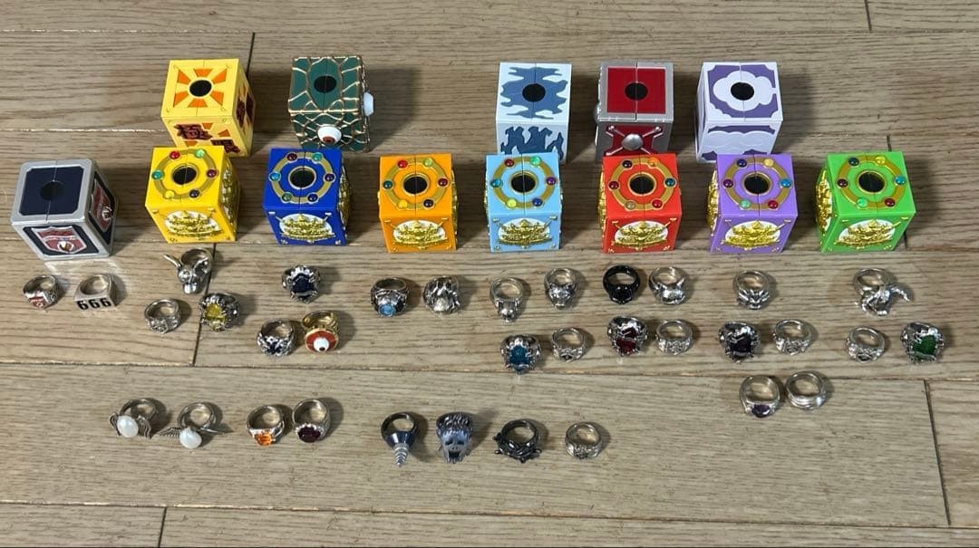 Katekyo Hitman REBORN Vongola Rings Boxes System CAI Lot Used Katekyo Hitman REBORN Vongola Rings Boxes System CAI Lot Used