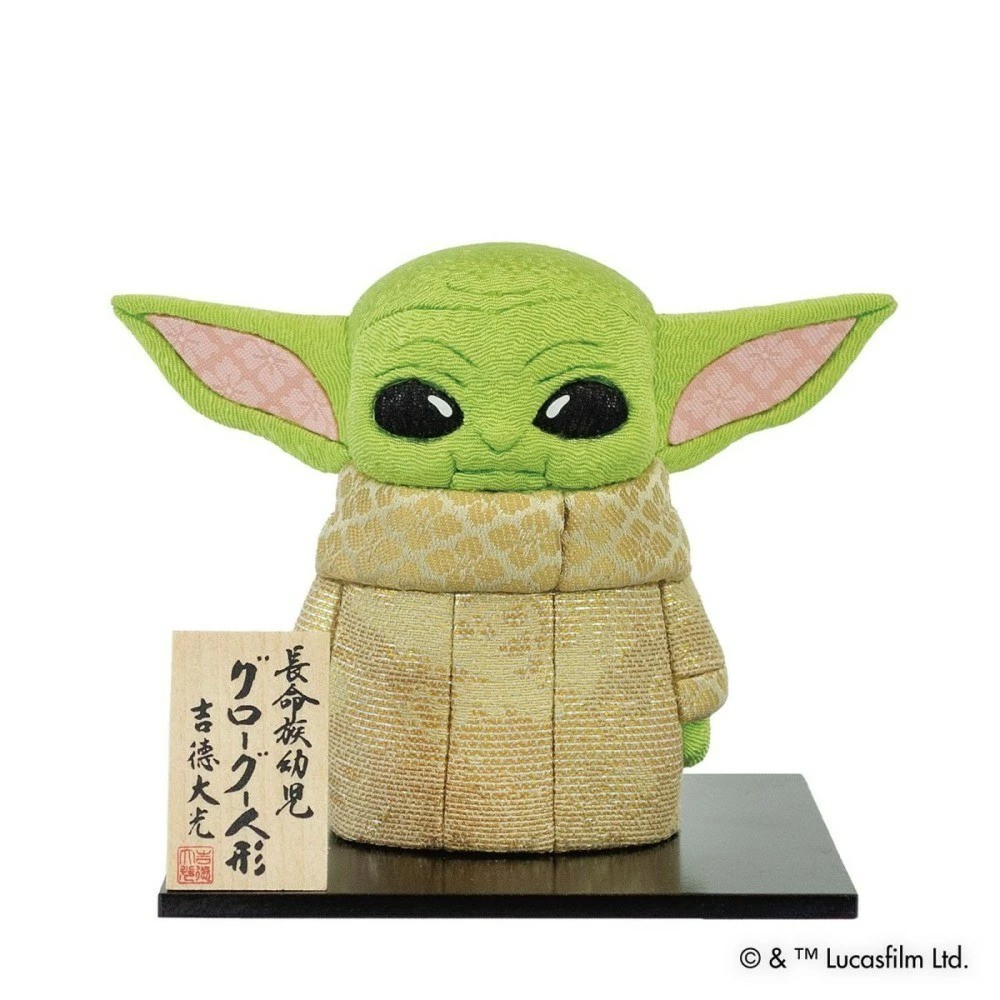 Yoshitoku Star Wars Grogu Baby Yoda Kimekomi Doll Japanese Wood Figure New Yoshitoku Star Wars Grogu Baby Yoda Kimekomi Doll Japanese Wood Figure New