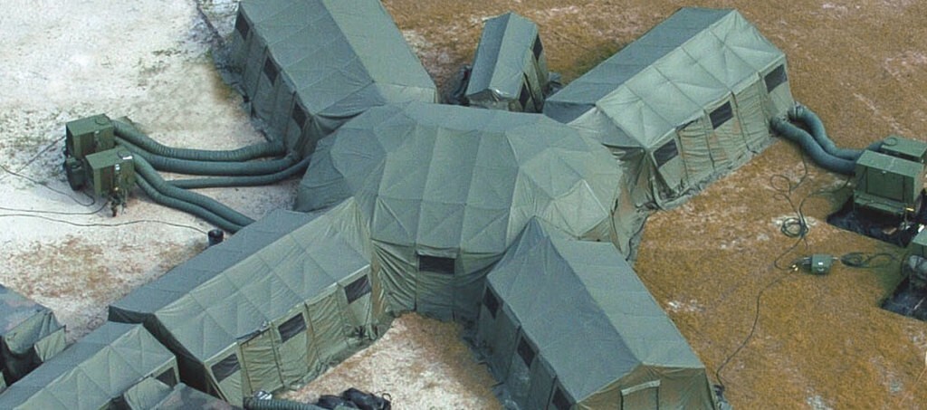 Lot of 40+ BIG US Military Tent Shelters Drash Base-X Utilis Airbeam GP $1M Lot of 40+ BIG US Military Tent Shelters Drash Base-X Utilis Airbeam GP $1M